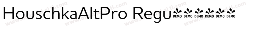HouschkaAltPro Regu字体转换
